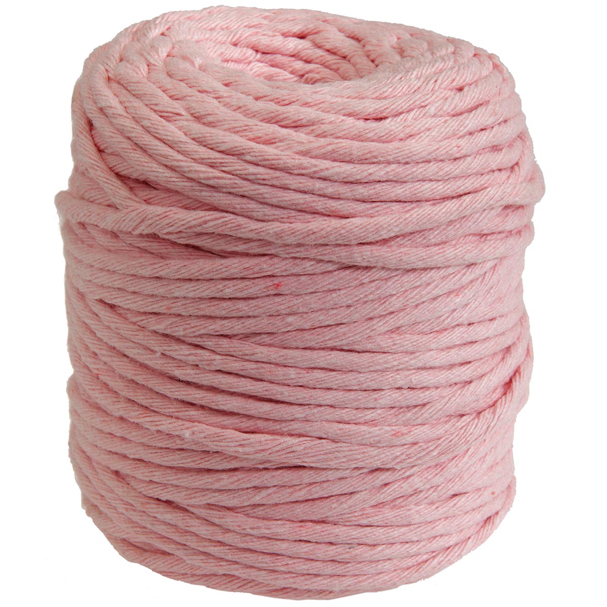 Makramee Band 5mm x 100 m Länge Makramee Garn aus 100% Baumwolle rosa